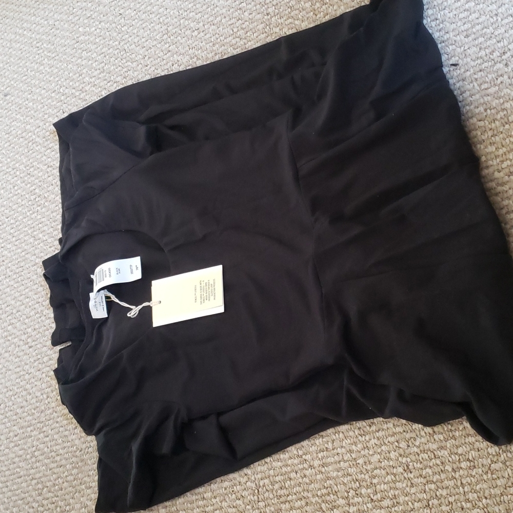 NWT Wilfred black midi t shirt dress, Ocaso dress